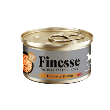 Finesse Grain-Free Tuna with Shrimp in Jelly 85g Carton (24 Cans)